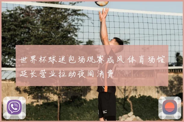 世界杯球迷包场观赛成风 体育场馆延长营业拉动夜间消费